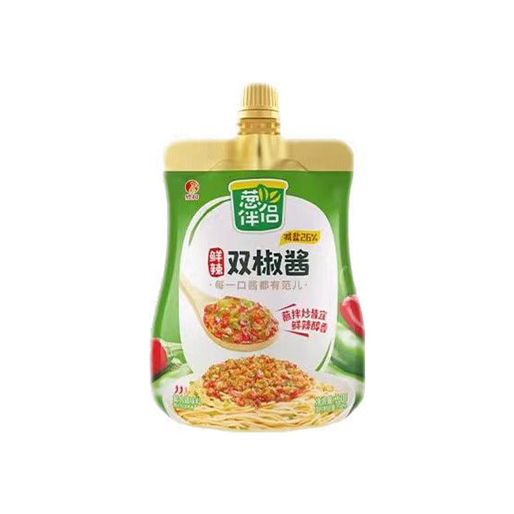 欣和葱伴侣双椒酱减盐鲜辣下饭260g 1 包