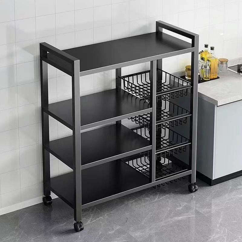 4-Tier Rolling Kitchen Storage Cart 1 count