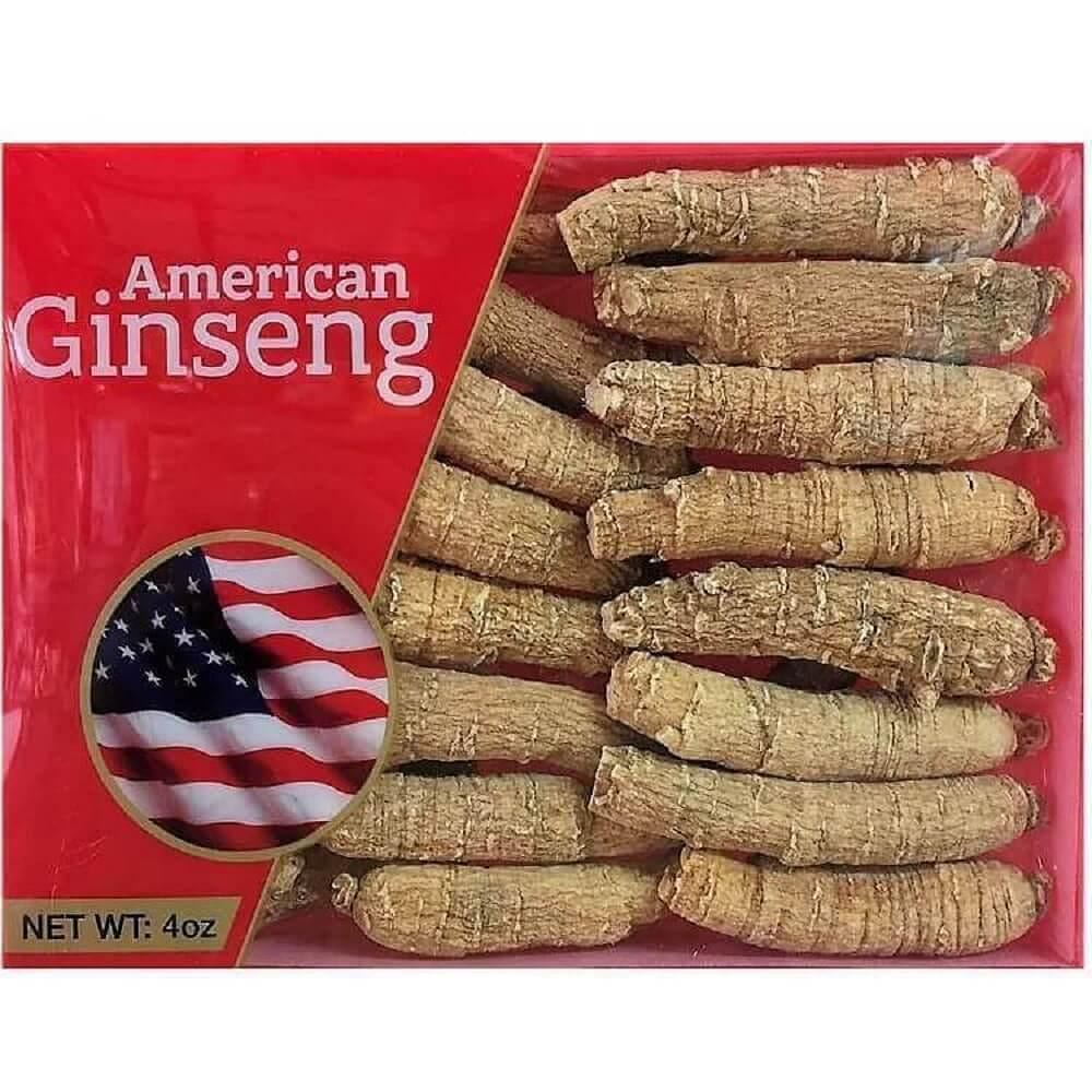 Hand Selected A Grade American Ginseng Medium Thin-Short Size (4 Oz.) 1 count