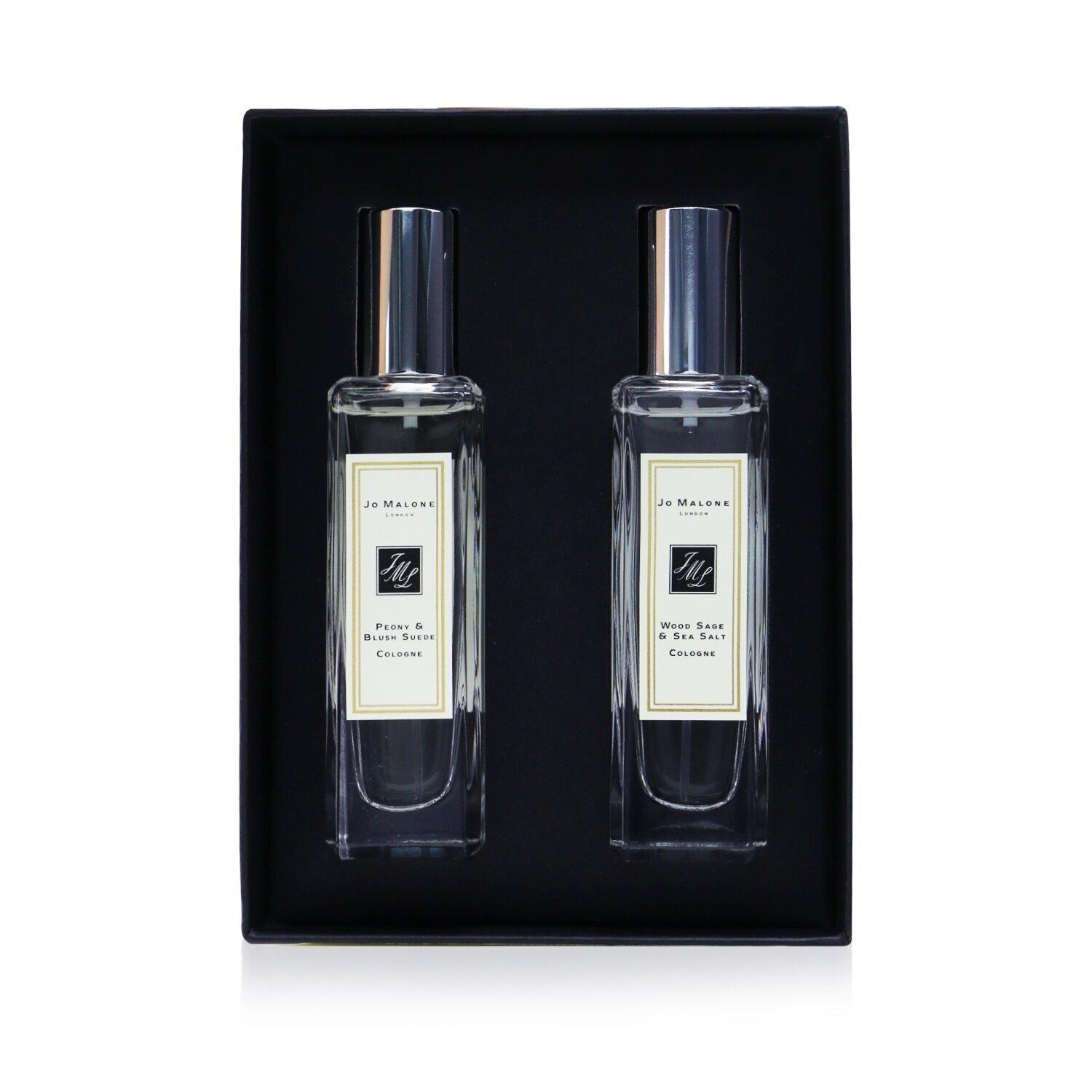 Jo Malone Peony & Blush Suede And Wood Sage & Sea Salt Cologne Duo