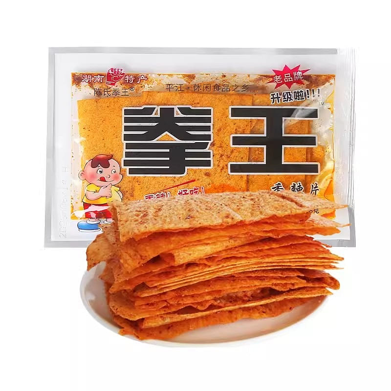 Boxing King spicy slices 108g Hunan specialty spicy strips Pingjiang old-fashion 108 g