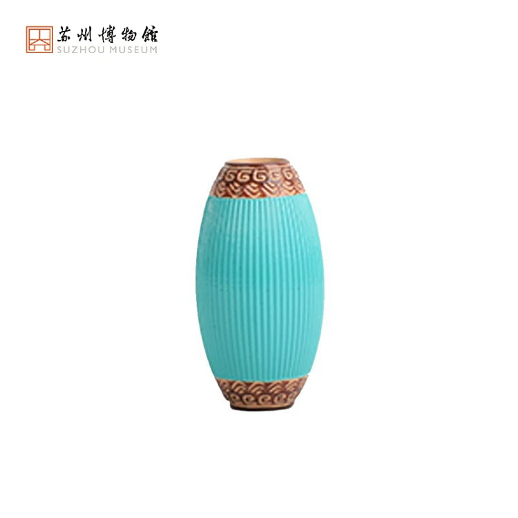 Suzhou Mus. Ceramic Cold Porcelain Magnet - Olive