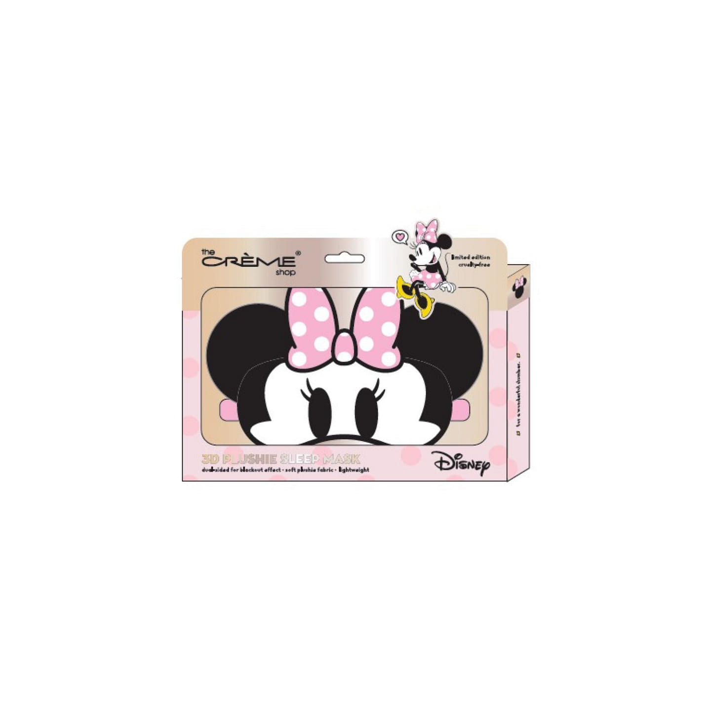 THE CREME SHOP Minnie 3D Plush Sleep Mask 1 each