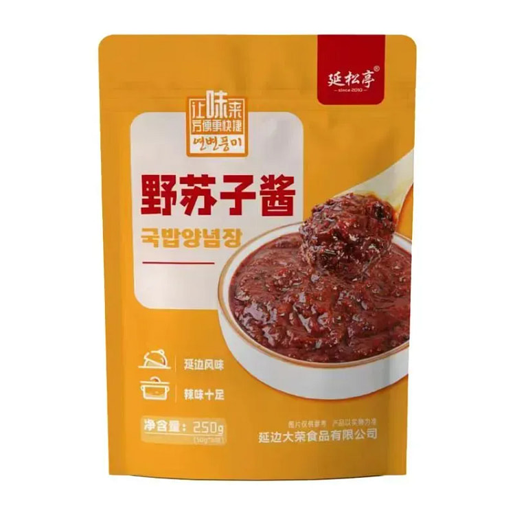 Yanbian Korean-Style Wild Perilla Seed Paste 250 g