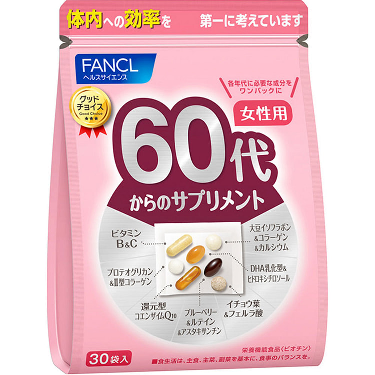 FANCL芳珂 60代女性复合维生素 30袋 1 份