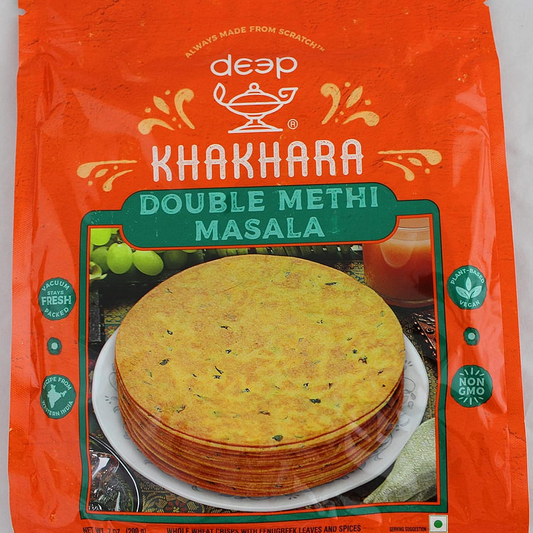 Deep Double Methi Masala Khakhra 200 gram 1 pack