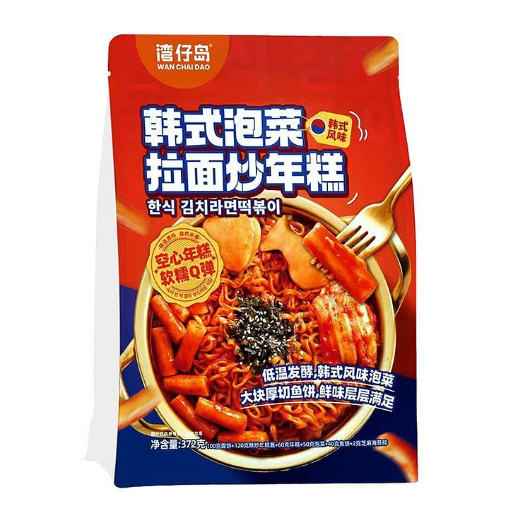 Korean Kimchi Ramen Fried Rice Cakes 372 g