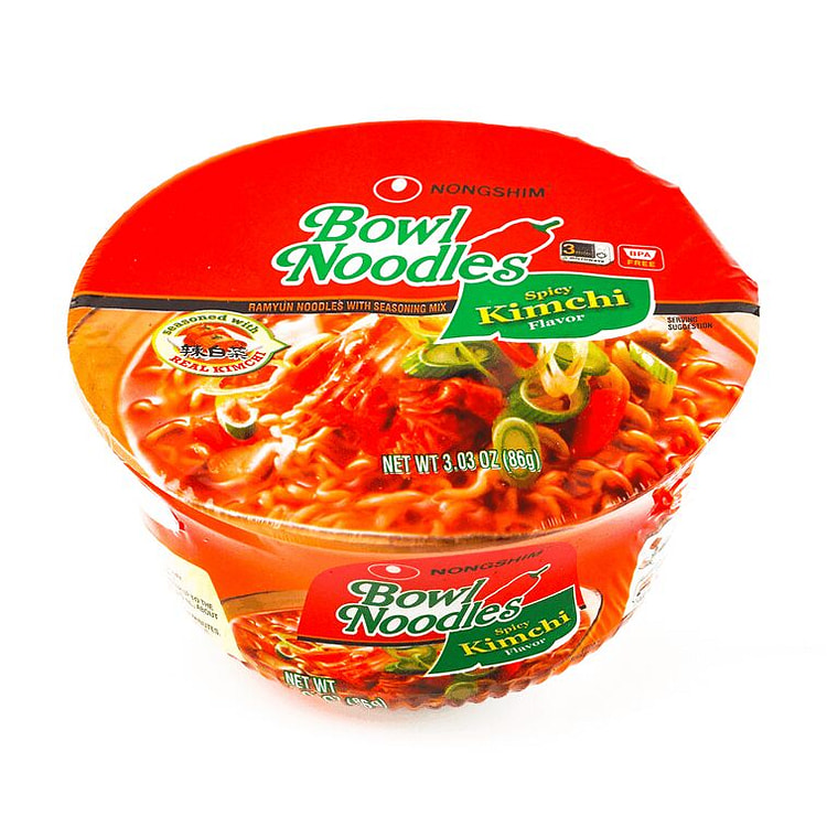 Nongshim Bowl Noodles Spicy Flavor - 6 Bowls 1 box
