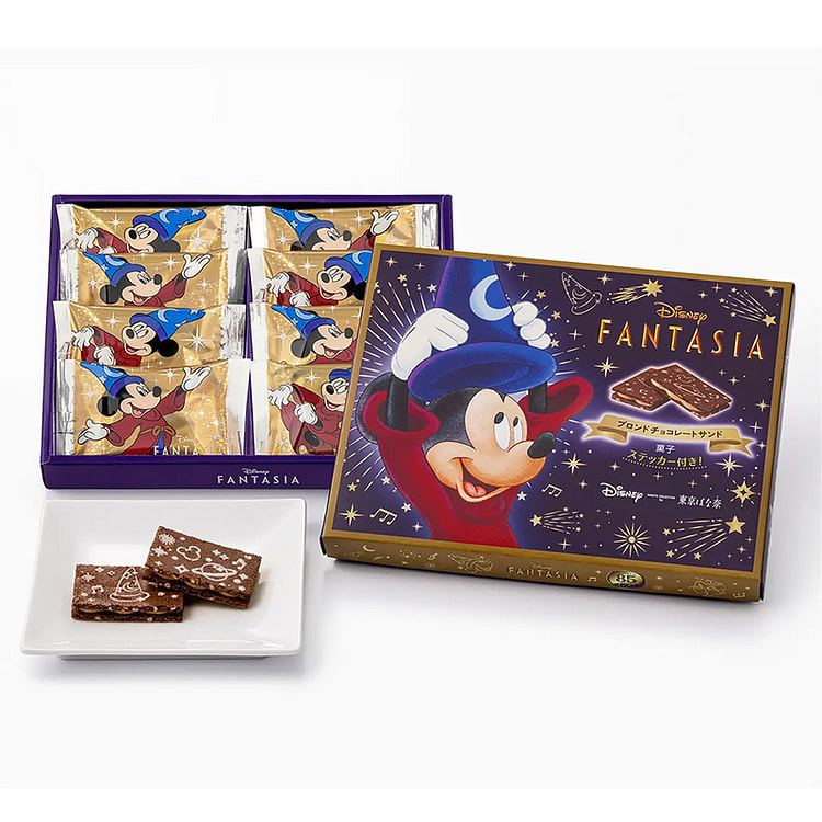 東京ばな奈ワールド ファンタジア ブロンドチョコレートサンド 8個入（ステッカー付き） 8 個