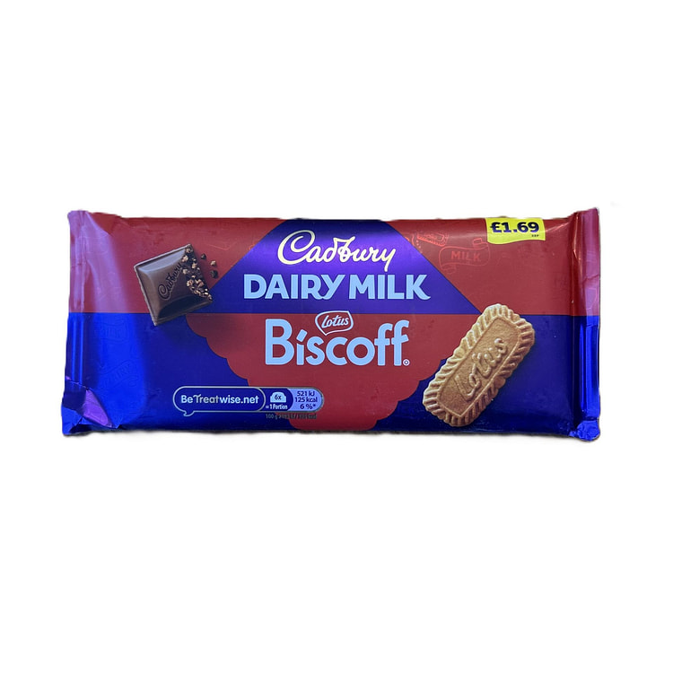 Cadbury Dairy Milk with Biscoff Chocolate Bar (UK)