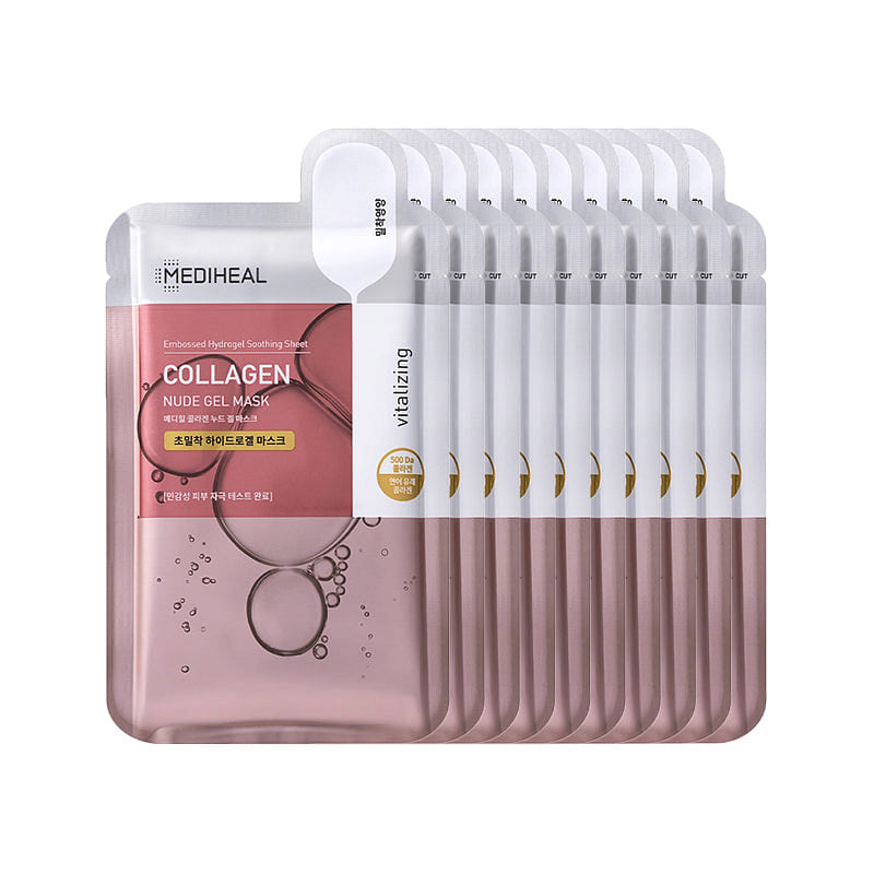 MEDIHEAL Collagen Nude Gel Mask 10 Pack 1 each