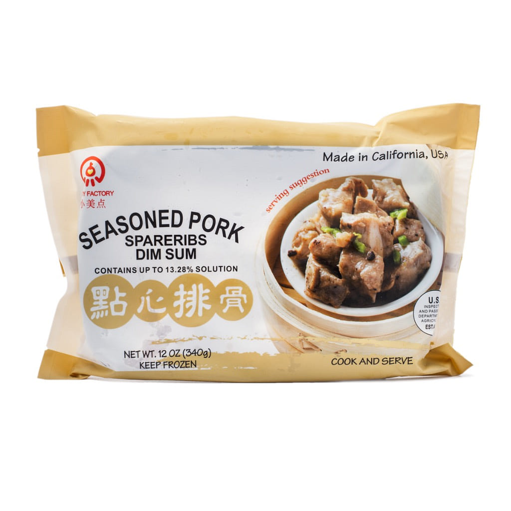 Tasty Factory Seasoned Pork Spareribs, Frozen 12 oz