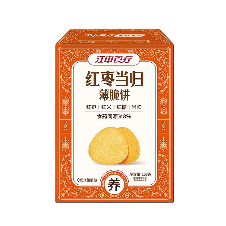江中 红枣当归薄脆饼 168 克