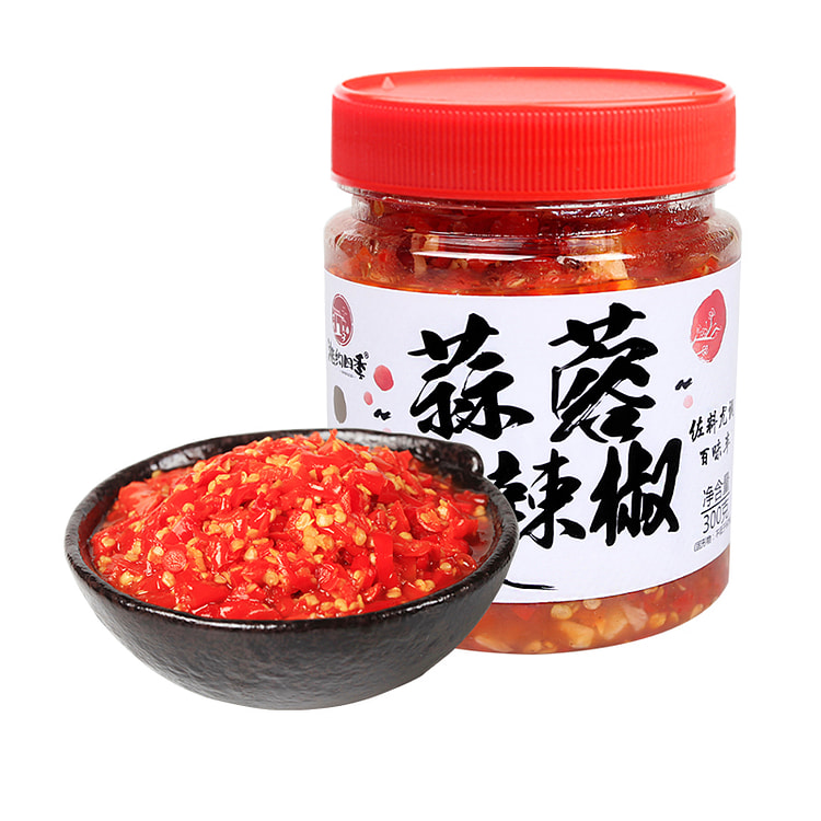湘约四季香辣蒜蓉剁辣椒酱300g*1瓶