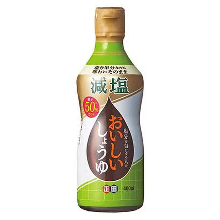 Shoda Soy Sauce for Salt-Conscious Taste 400ml 1 each