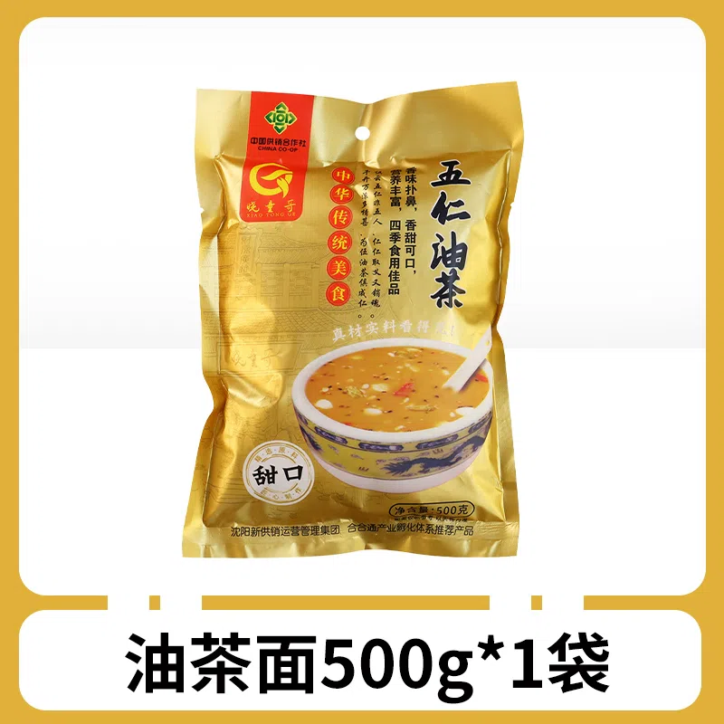 Oil tea noodle Northeast specialty * 1 bag 500 g