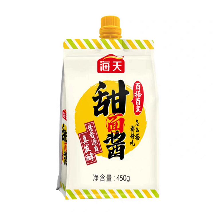 海天 甜面酱450g*1袋 烧鸭酱拌饭拌面佐餐酱
