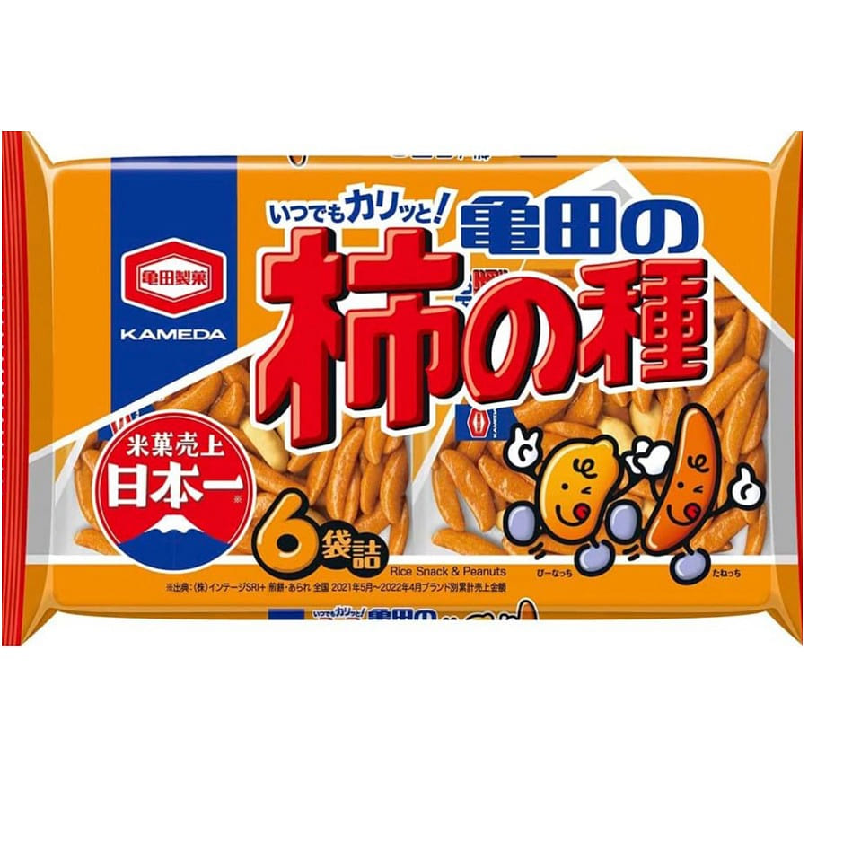 Kameda Seika Kameda Kakinotane 6 bags 180g 180 g