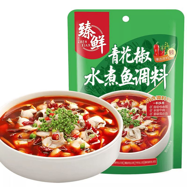 臻鲜青花椒水煮鱼调料240g1代 240 克