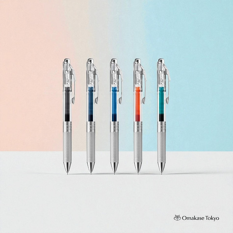 Pentel EnerGel Infree Gel Pen 5-Color Set 60 g