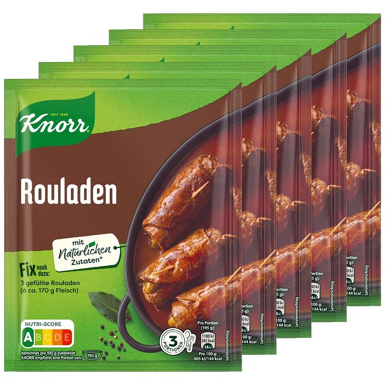 德国家乐牌 Rouladen 调味酱 5x31g