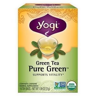 Yogi Green Tea Pure Green, 16 tea bags 16 count