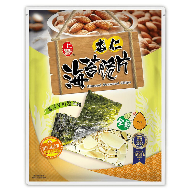上豐 - アーモンド海苔チップス 32g 1 each (min 5)