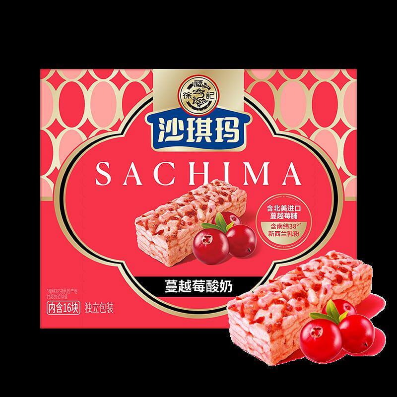 Xufuji Jinbiao cranberry flavor Sachima afternoon 350 g