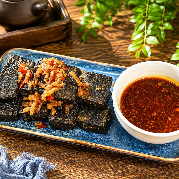 Classic Black Stinky Tofu (6 pcs) 1 each
