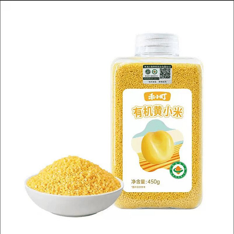 He Xiaomachi Organic Yellow Millet 450g*1 Jar 450 g