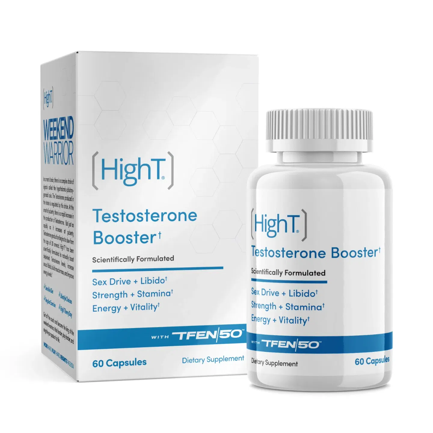High T Testosterone Booster Supplement 60ct 1 bottle