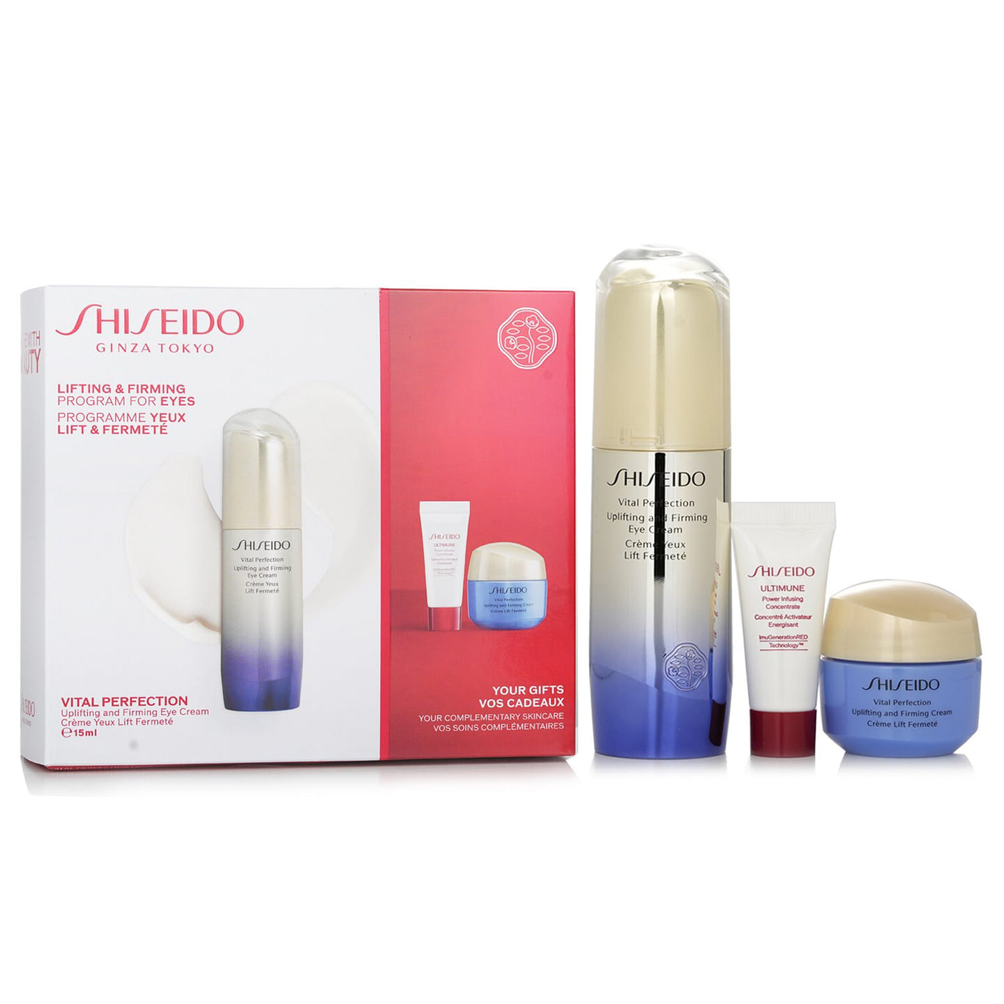 Shiseido Lifting & Firming Program For Eyes Set 3pcs 3 each