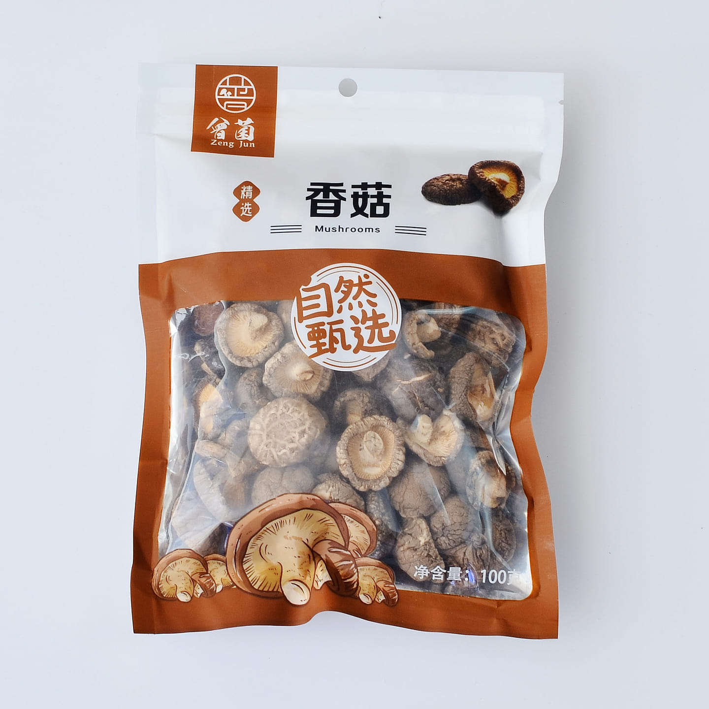 【Dried mushrooms】 Selected shiitake mushrooms The mushrooms are fragrant 100 g