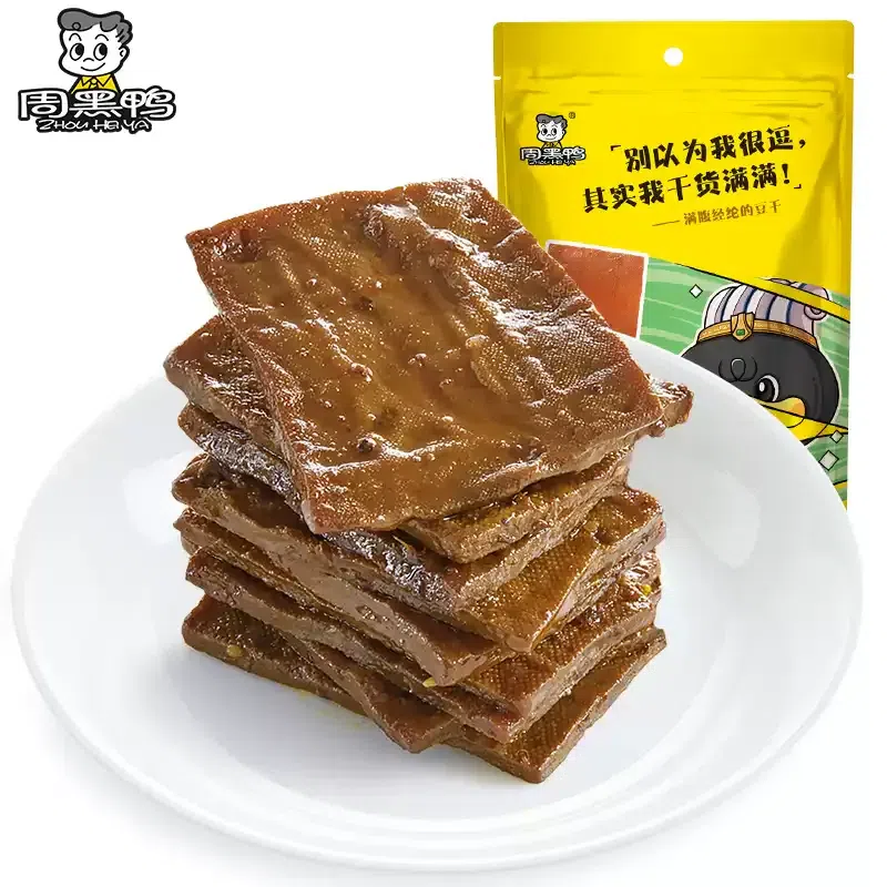 Zhou Heiya spicy braised dried bean curd 120g 120 g
