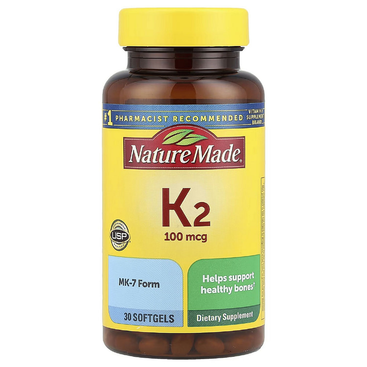 Nature Made Vitamin K2 100mcg 30 Softgels 1 bottle