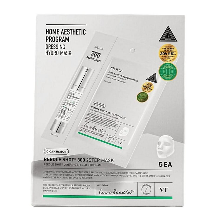 VT COSMETICS Micro Needle Essence 300 2-Step Mask 1 each