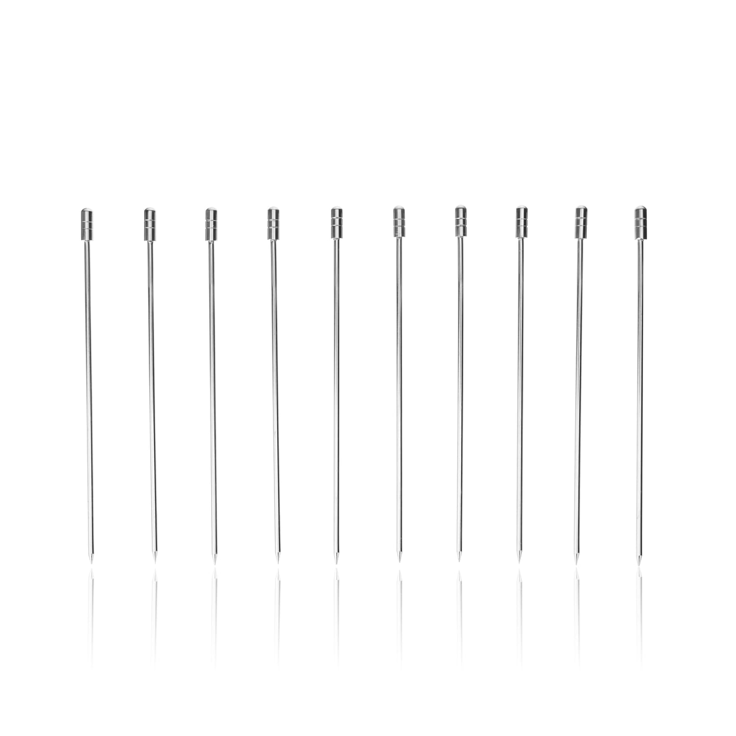 Stainless Steel Cocktail Picks, Set of 10 by True 10 count