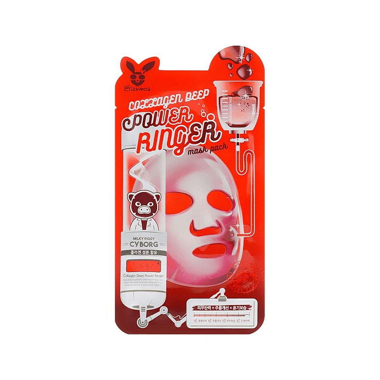 Elizavecca Collagen Deep Power Ringer Mask 1pc 1 each