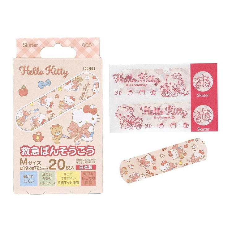 Skater Hello Kitty Cute Aid Bandages Size M