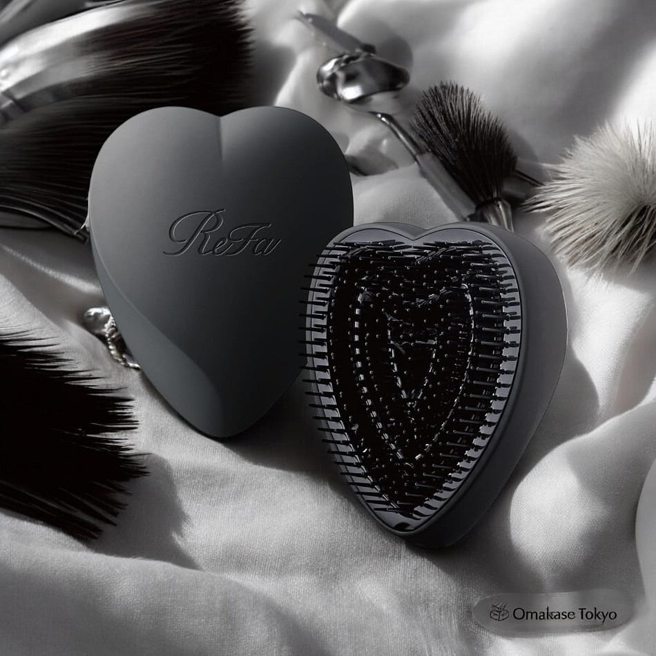 ReFa Heart hair Brush Matte Black 100 g