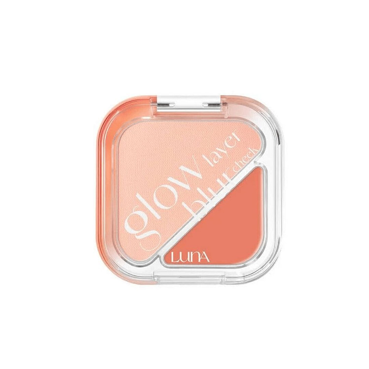 LUNA Glow Layer Blur Cheek 01 Peach Shake 8.5 g