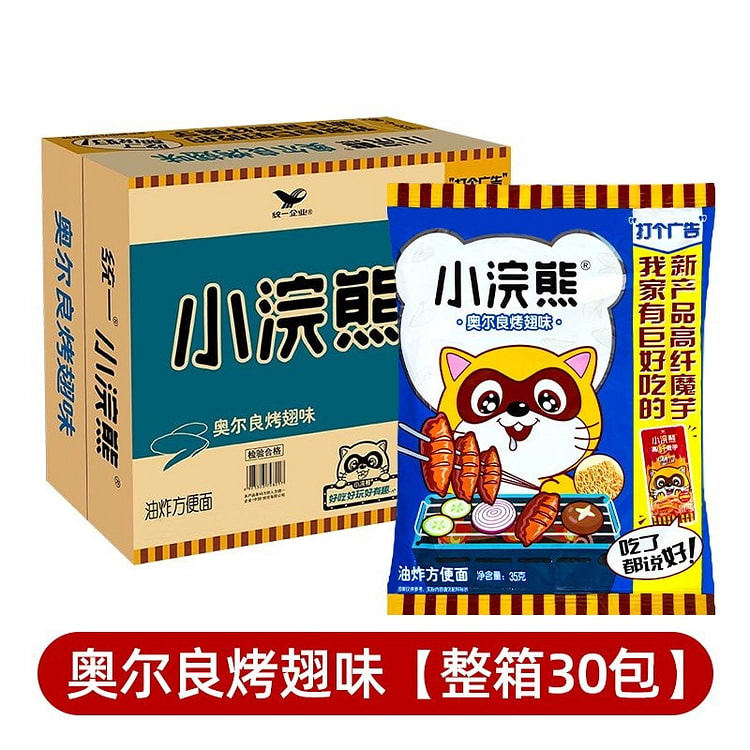 Unified Little Raccoon Crispy Noodles 35g*30 Bags 35 g