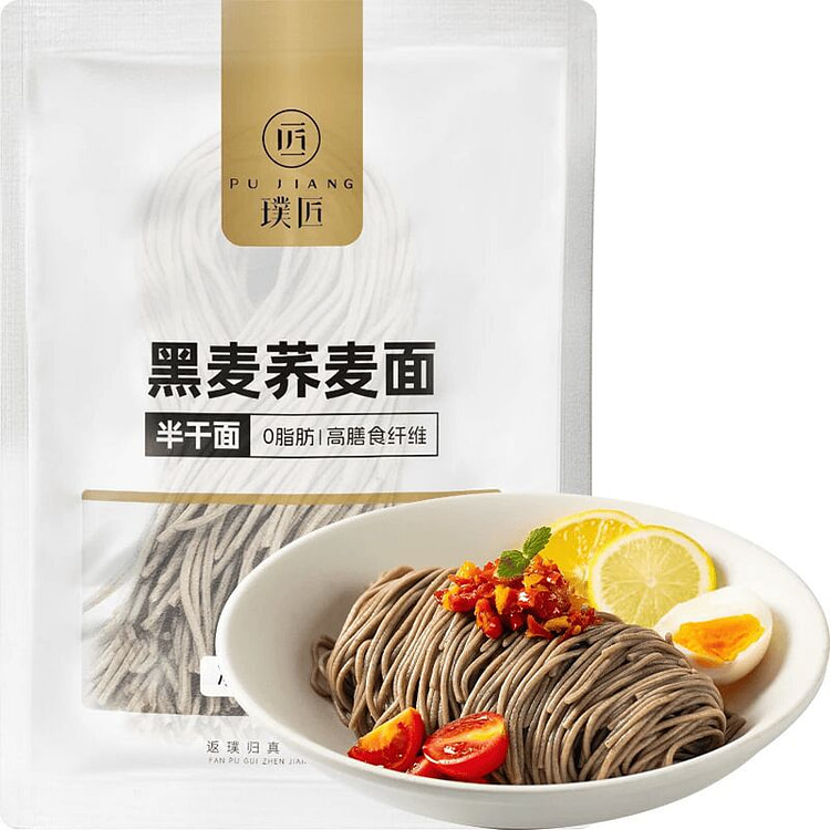 Pujang Semi-Dry Black Buckwheat Noodles 120g 120 g