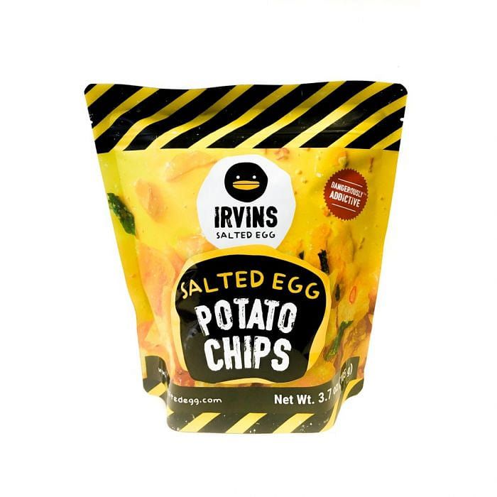 IRVINS Salted Egg Potato Chips 210g 1 count