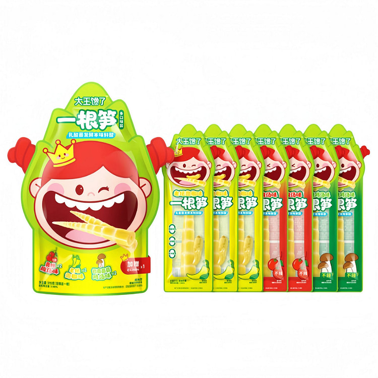 Multiple flavors, one bamboo shoot, 7 packs / 315g 315 g