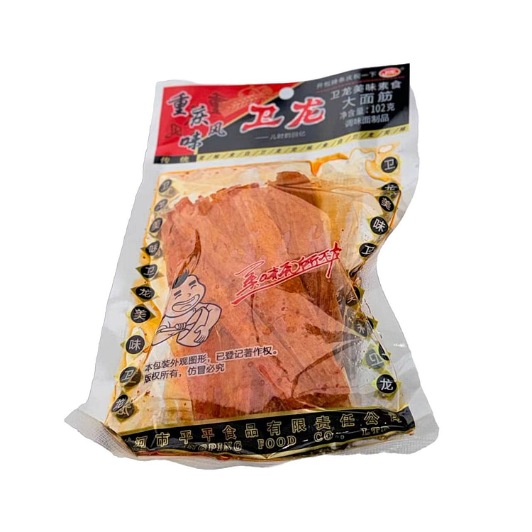 卫龙大面筋 辣条 102g（透明袋装） 102 克