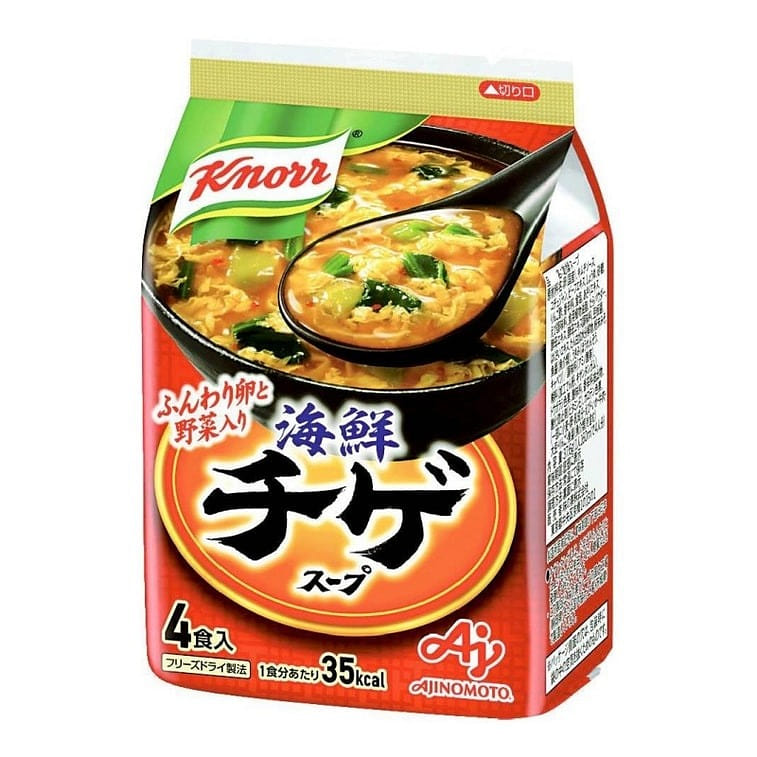 KONRR Seafood Jjigae Soup 4bags 4 count