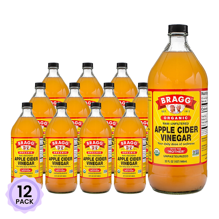 Bragg 苹果醋 32 盎司*12 包