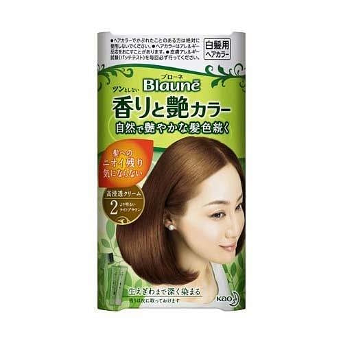 KAO Blaune hair dye bright light brown 40g*2 1 each