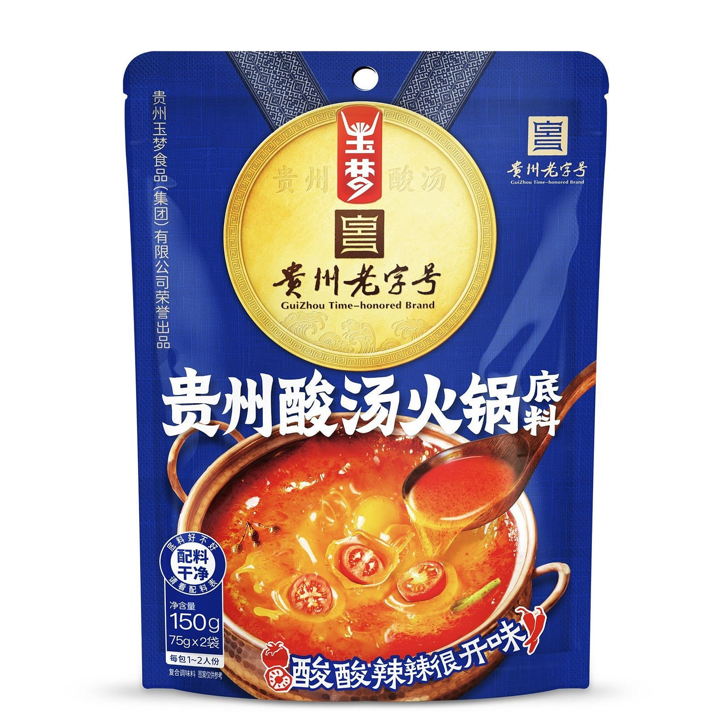Yumeng Kaili Sour Soup Hot Pot Base 150g 1 pack